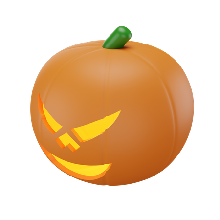 Calabaza de halloween  3D Illustration