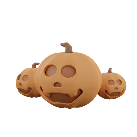 Calabaza de halloween  3D Icon