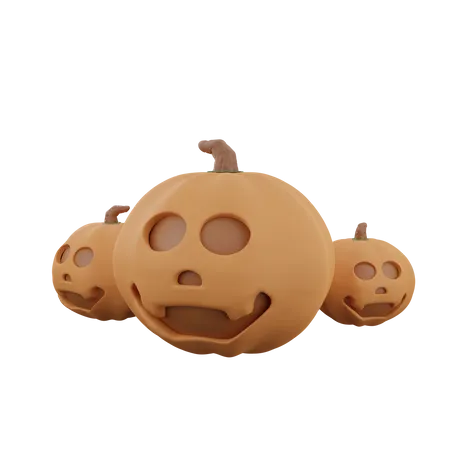 Calabaza de halloween  3D Icon