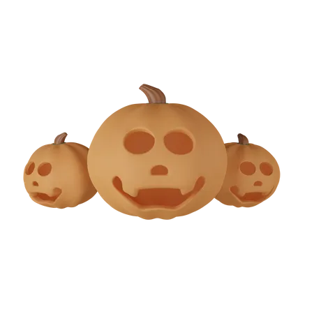 Calabaza de halloween  3D Icon