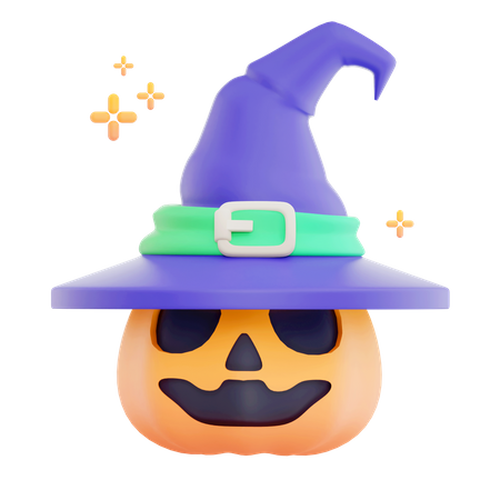 Calabaza de halloween  3D Icon