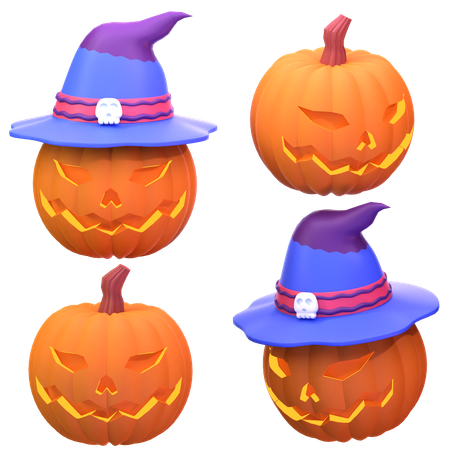 Calabaza de halloween  3D Icon