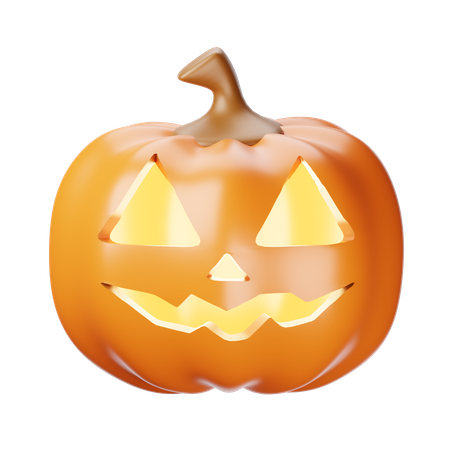 Calabaza de halloween  3D Icon