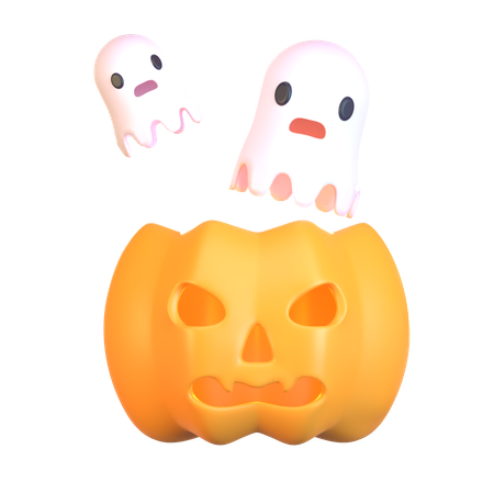 Calabaza de halloween  3D Icon