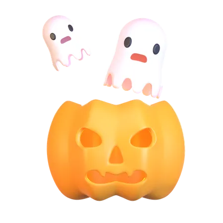 Calabaza de halloween  3D Icon