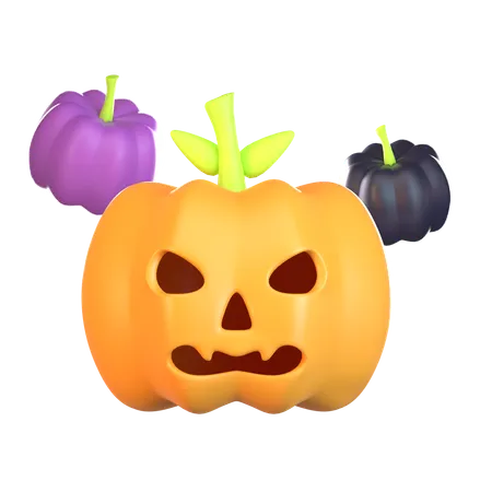 Calabaza de halloween  3D Icon