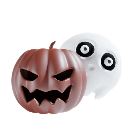 Calabaza de halloween  3D Icon