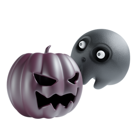 Calabaza de halloween  3D Icon