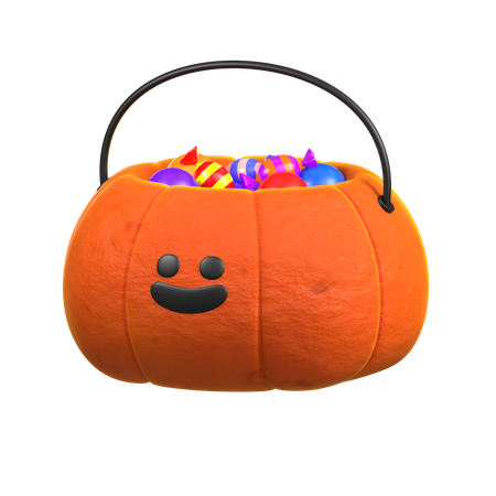 Calabaza de truco o trato  3D Icon