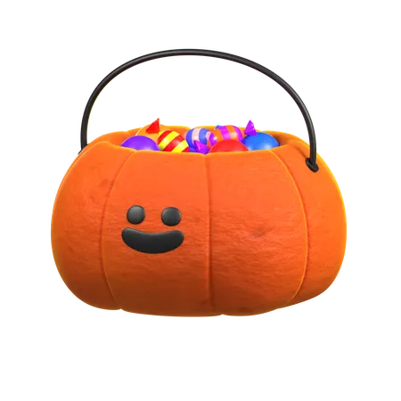 Calabaza de truco o trato  3D Icon