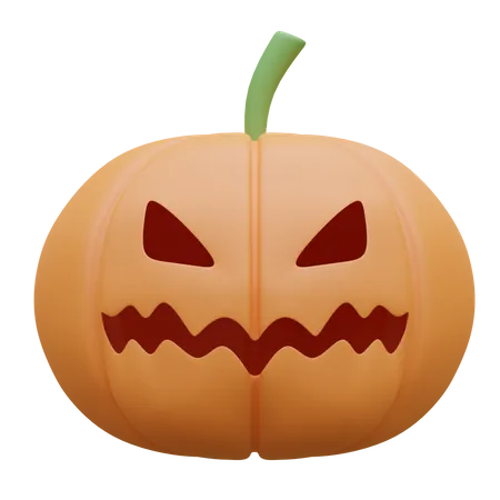 Calabaza del día de halloween  3D Icon