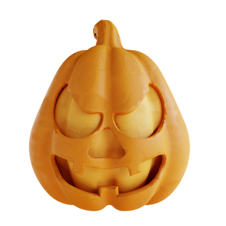 Calabaza graciosa riendo  3D Icon