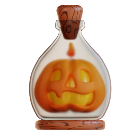 Calabaza en botella  3D Icon