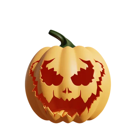 Calabaza espeluznante  3D Icon