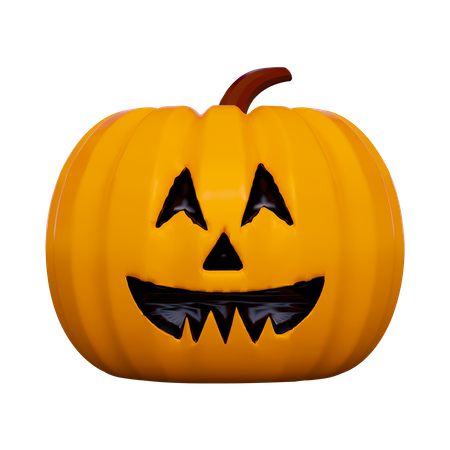 Calabaza espeluznante  3D Icon