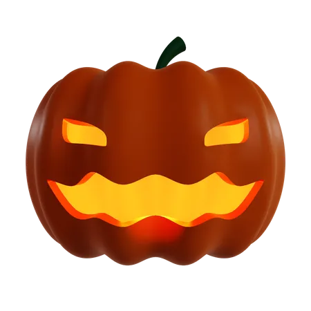 Calabaza espeluznante  3D Icon