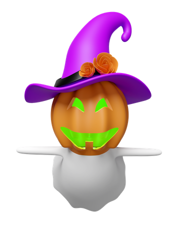 Fantasma de calabaza  3D Icon