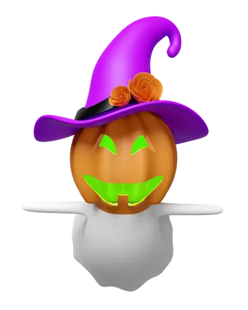 Fantasma de calabaza  3D Icon