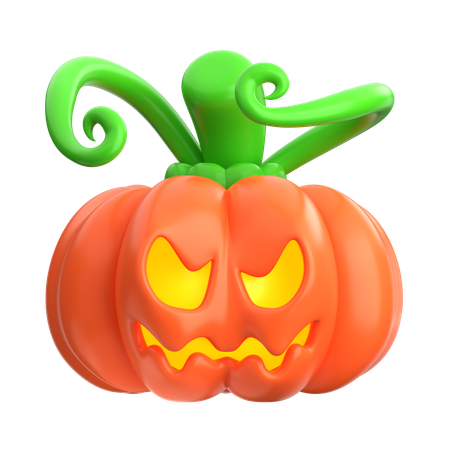 Calabaza jack o linterna  3D Icon