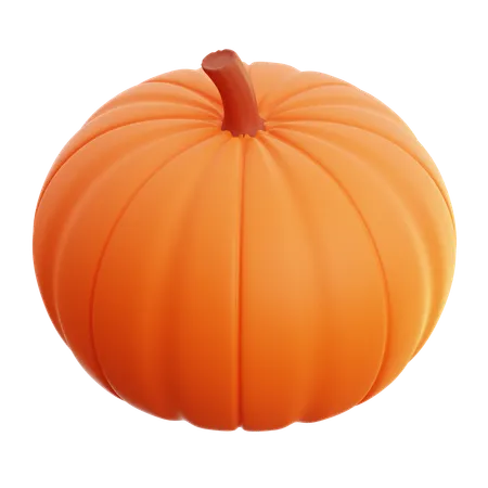 Calabaza naranja  3D Icon