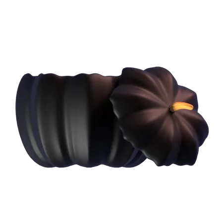 Calabaza oscura  3D Icon