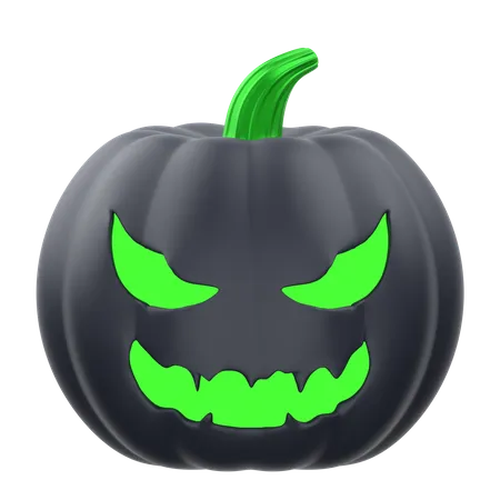 Calabaza oscura de halloween  3D Icon