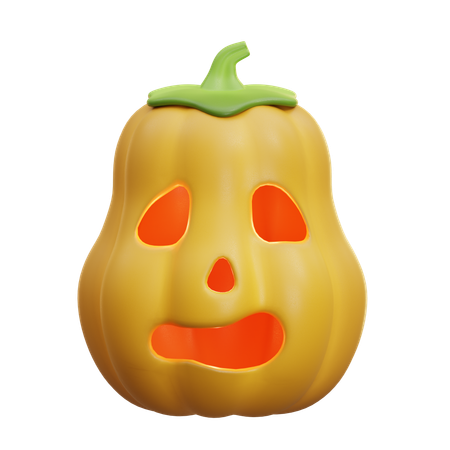 Calabaza triste  3D Icon