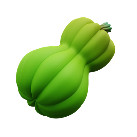 Calabaza verde  3D Icon