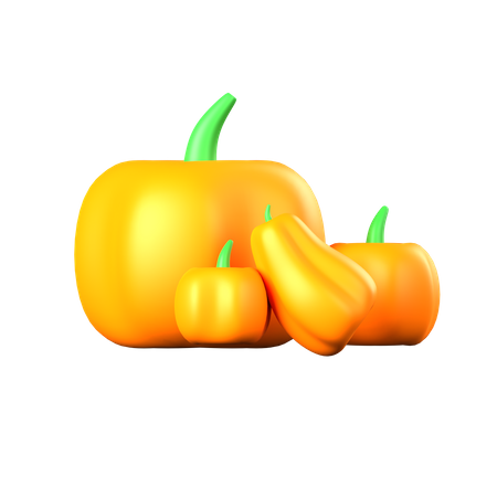 Calabazas  3D Icon