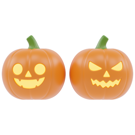 Calabazas de Halloween  3D Icon