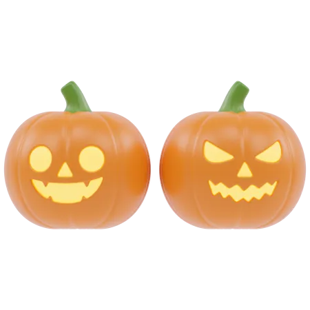 Calabazas de Halloween  3D Icon