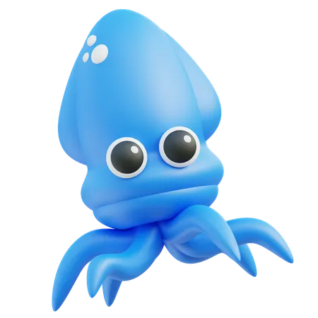 Calamar  3D Icon