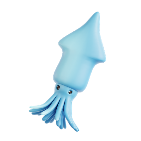 Calamar  3D Icon