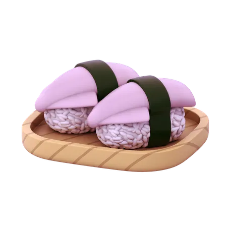 Nigiri de calamar  3D Icon