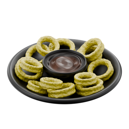 Calamares fritos crujientes  3D Icon