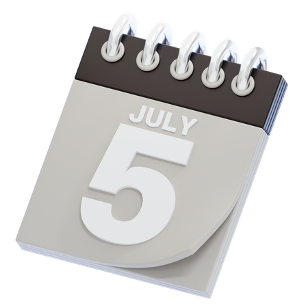 Calandrar  3D Icon
