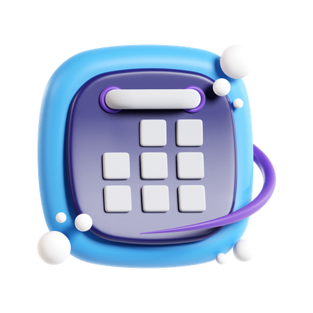 Calandrar  3D Icon