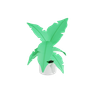 calathea lutea plant emoji 3d