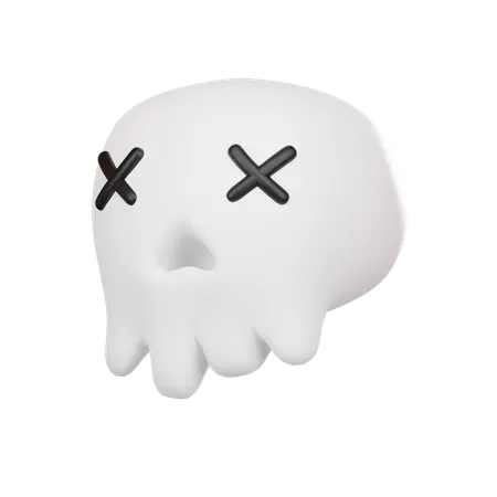 Calavera De Halloween 3D Icon