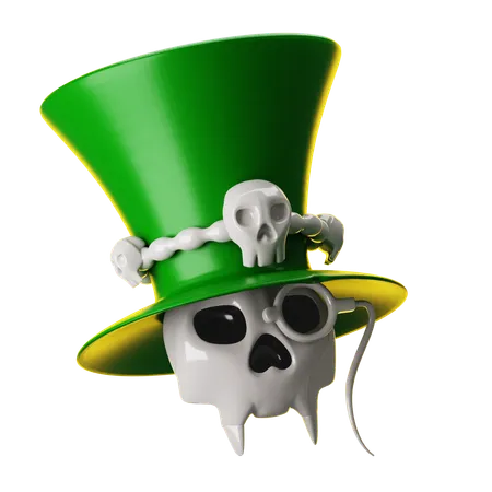 Calavera aterradora  3D Icon