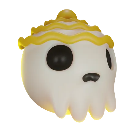 Cabeza de caramelo de calavera  3D Icon