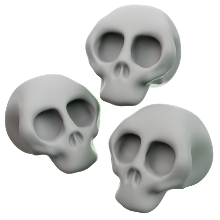 Calavera de halloween  3D Icon