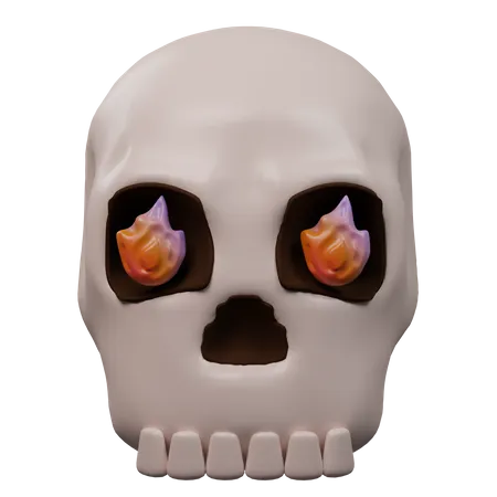 Llama del cráneo  3D Icon