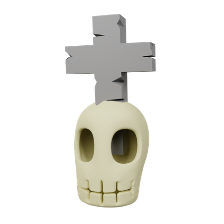 Tumba del cráneo  3D Icon
