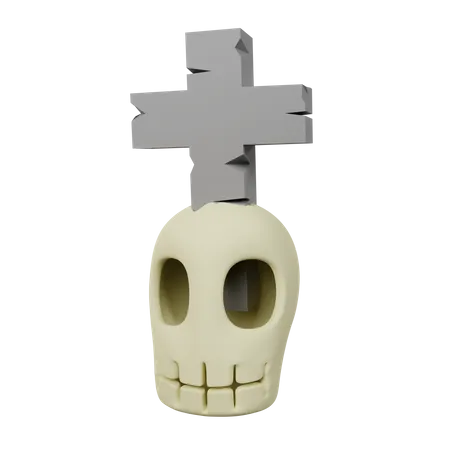 Tumba del cráneo  3D Icon
