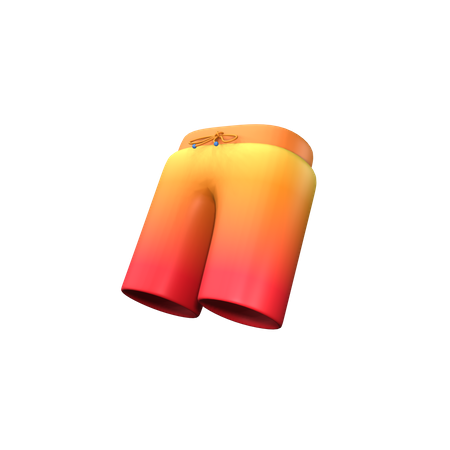 Calças de praia  3D Icon
