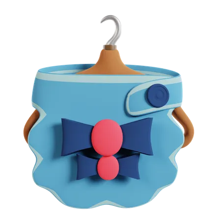 Calças de fraldas para bebês  3D Icon