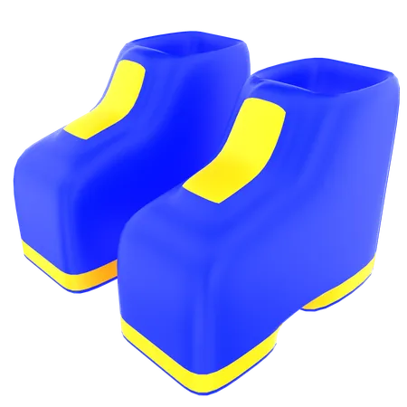 Sapatos de acampamento  3D Icon