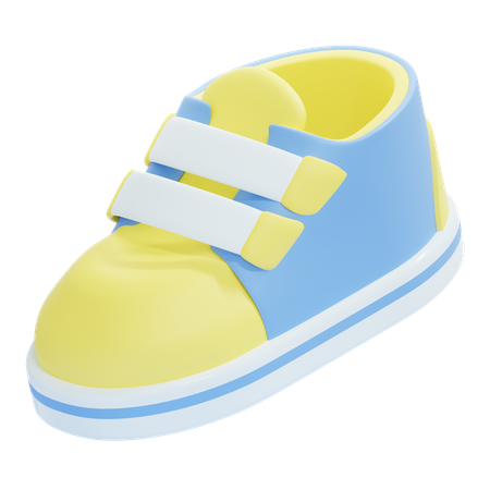 Sapatos infantis  3D Icon