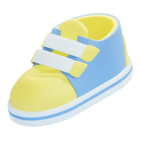 Sapatos infantis  3D Icon